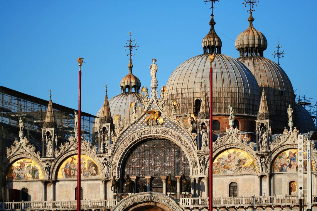 La basilique Saint-Marc, la plus c&eacute;l&egrave;bre basilique de Venise