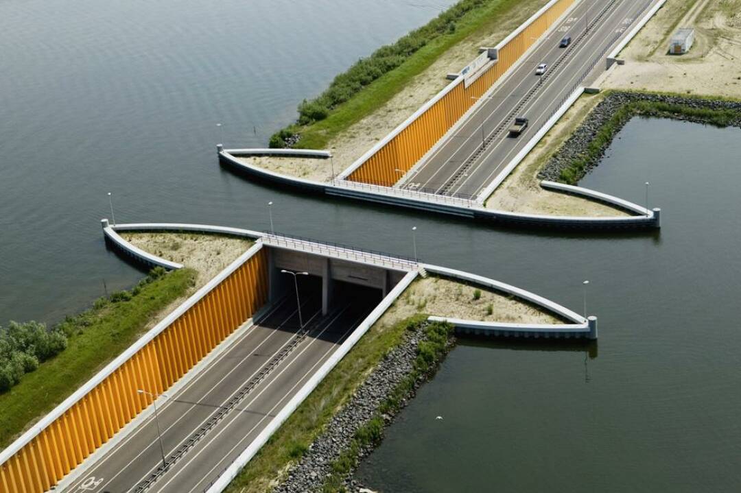 L&#39;Aqueduc de Veluwemeer, le seul au monde de ce type !&nbsp;