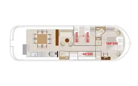 Plan Péniche P