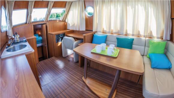 Linssen Grand Study 34.9 - Salon, convertible en Lit Double