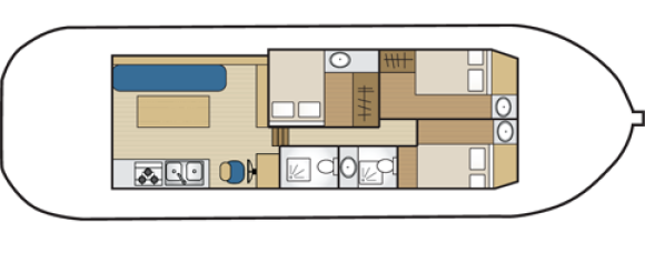 Plan Pénichette 1260 R