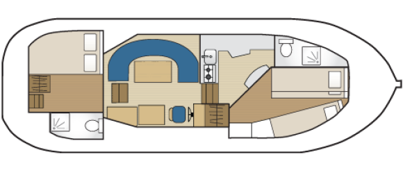 Plan Pénichette 1020 Fly Bridge