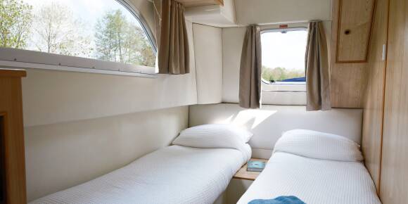 Magnifique cabines avec 2 lits simples